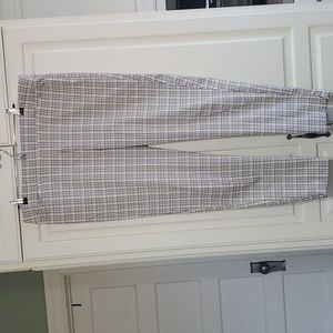 MAURICES BENGALINE PLAID DRESS PANT SIZE XL REG
